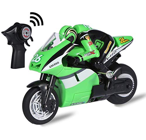 Top Race El control remoto RC de 4 canales Moto va en 2 ruedas con giroscopio incorporado, escala 1: 20, carga USB. TR-M29G