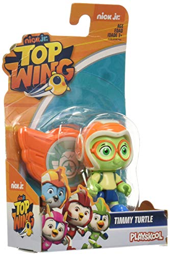 Top Wings Hasbro Timmy Turtle – Conjunto con carácter y Colgante, ponible