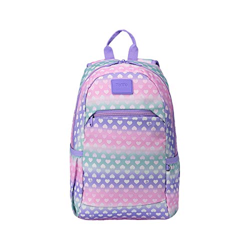 Totto-Mochila Juvenil Eco-Friendly Estampado Corel - Tracer 1