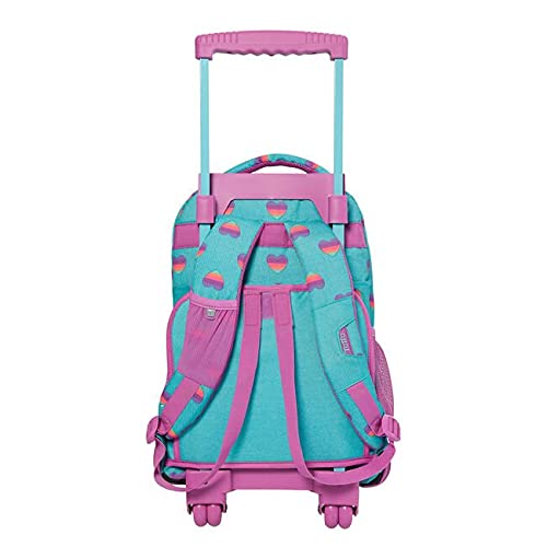 TOTTO MORRAL Rue BOMPER RENGLON Mochila con Ruedas, Juventud Unisex, Estampado (Multicolor), Talla Única