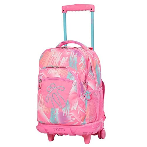 TOTTO Morral Rue Bomper Renglones Mochila, Mujer, Estampado, Talla Única