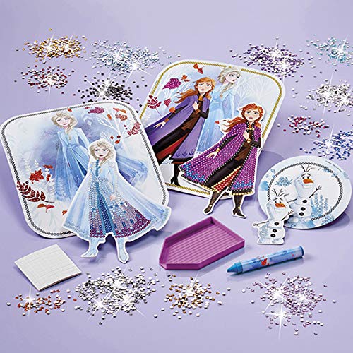 Totum Disney Frozen II Juego Creativo 2 en 1 para Hacer Joyas en Caja de Regalo