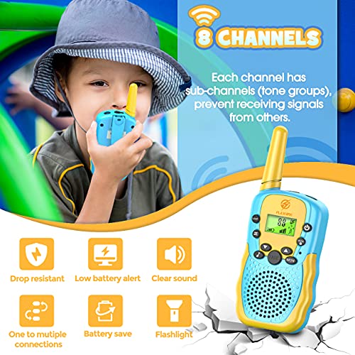 Toy zee Juguetes Niños 3-12 Años, Walkie Talkies Regalos Niños 3-12 Años Juguetes para Niñas Regalos para Niñas de 3-12 Años Juguetes de Niñas de 4 5 6 7 8 9 Años Juguetes de Espía Detective