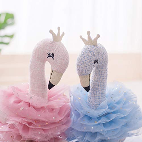 TOYANDONA - Muñeca de peluche con forma de cisne y animal, juguete para niños y bebés