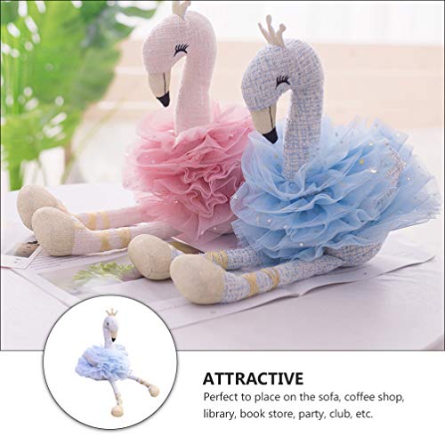 TOYANDONA - Muñeca de peluche con forma de cisne y animal, juguete para niños y bebés