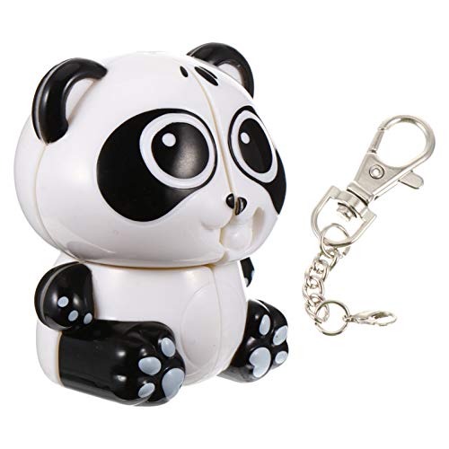 TOYANDONA Panda Keychain Panda Puzzle Toy Panda Zipper Pull Charm Animal Keychain with Lobster Corchete Funny Panda Gift Jewelry for Kids Adult