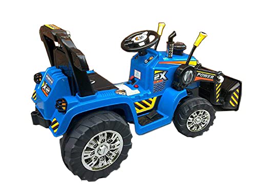 TRACTOR ELECTRICO NEW HOLLAND STYLE CON PALA Y RC