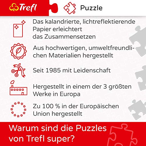 Trefl- Poster mit Superhelden, Marvel Spiderman 500 Teile, Premium Quality, für Erwachsene und Kinder AB 10 Jahren Puzzle, Multicolor (37392)