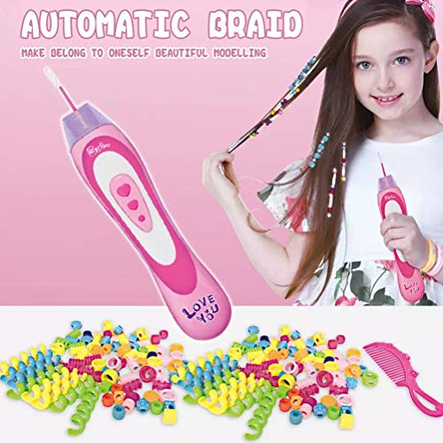 Trenzador automático de pelo DIY trenzado de pelo dispositivo automático colorido cuerda pulsera de maquillaje fácil trenzas juego de niñas pequeñas simulación juguete