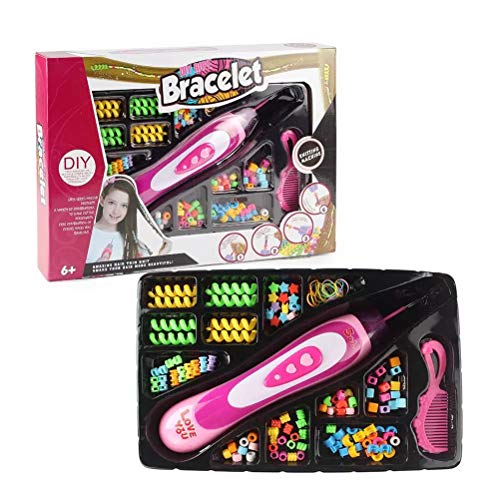 Trenzador automático de pelo DIY trenzado de pelo dispositivo automático colorido cuerda pulsera de maquillaje fácil trenzas juego de niñas pequeñas simulación juguete