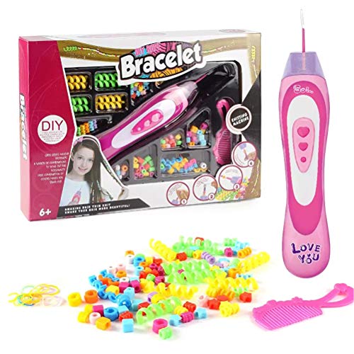 Trenzador automático de pelo DIY trenzado de pelo dispositivo automático colorido cuerda pulsera de maquillaje fácil trenzas juego de niñas pequeñas simulación juguete