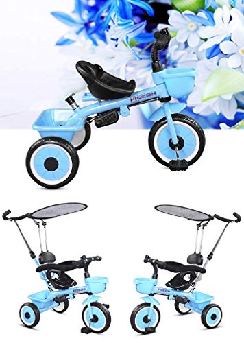 Triciclo 3 en 1 Triciclos para niños, Trible DE NIÑOS, BICICLEGA DE 3 Ruedas para NIÑOS, NIÑOS TRIKES para LOS TRICICLETOS DE NIÑOS BEBY Bike Bike TRINE ACTUALIZACIÓN, por 1-3 AÑOS, Azul