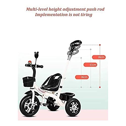 Triciclo TRIFIK TRICYCLE TRICYCLE 2-IN-1 Push A lo largo del triciclo con el triciclo de la manija de los padres, niños de 3 a 6 años de edad para niños Scooters Scooters Spotchairs, Rid-on Bike con a