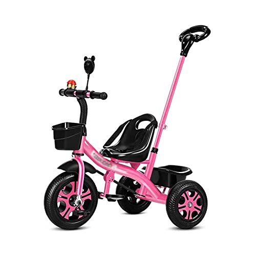 Triciclo TRIFIK TRICYCLE TRICYCLE 2-IN-1 Push A lo largo del triciclo con el triciclo de la manija de los padres, niños de 3 a 6 años de edad para niños Scooters Scooters Spotchairs, Rid-on Bike con a