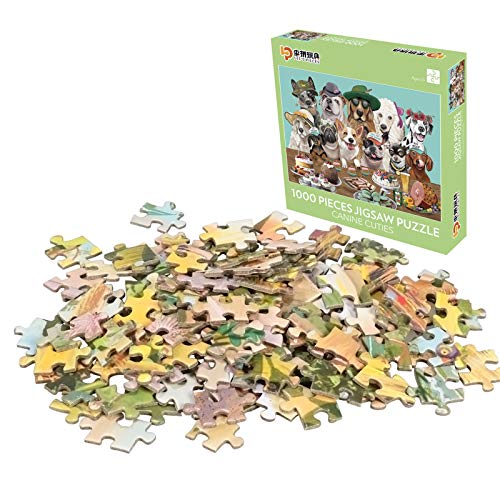 TUFEIMJ Puzles para Adultos,Puzles de 1000 Piezas Adulto,Puzzles 1000 Piezas,Piezas Rompecabezas,Puzzle Adultos,1000 Rompecabezas, desafiantes Rompecabezas para Adultos (Cachorros)