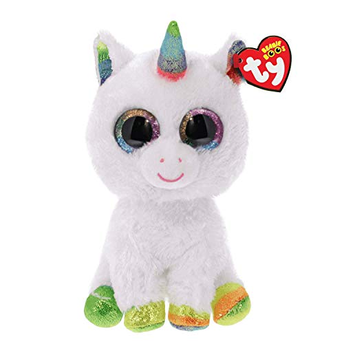 TY Beanie Boos Pixy-Unicornio Blanco 23 cm (37157TY), multicolor (United Labels Ibérica