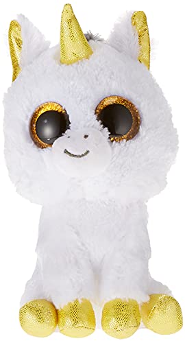 TY- Peluche, juguete, Color blanco, 15 cm (United Labels Ibérica 36179TY)