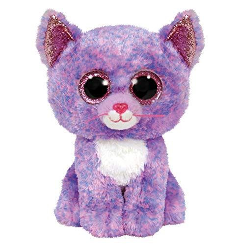 Ty UK Ltd- Cassidy Cat Beanie Boo Peluche, Multicolor (36248)