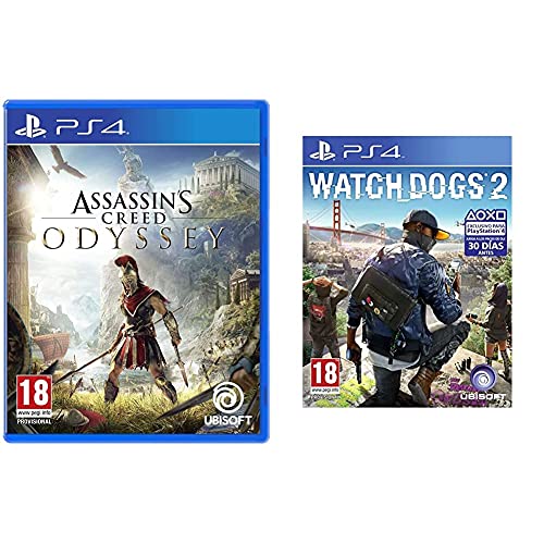 UBI Soft Assassin's Creed: Odyssey [Importación] + Ubisoft Spain Watch Dogs 2 Standard Edition