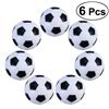 UEETEK 6pcs 32mm mesa Mini pelotas de fútbol para actividades deportivas