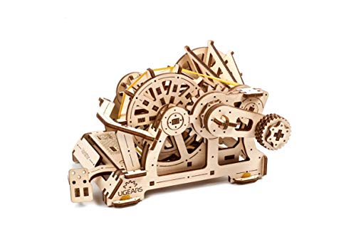 UGEARS Stem Lab Puzzle 3D - Modelo de Variomatic maquetas para Montar - único maquetas Madera Puzzles 3D Incluye aplicación móvil - Puzzle Madera 3D - maquetas para Construir Adultos y niños 8+