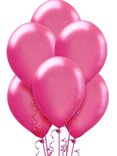 Unique Party - Globos Perlados de Látex - 30 cm - Color Brumoso Rosa - Paquete de 8 (80081)