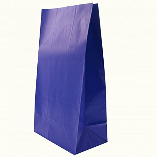 Unique Party-Paquete de 12 bolsas de regalo de papel, color azul rey, (59004)