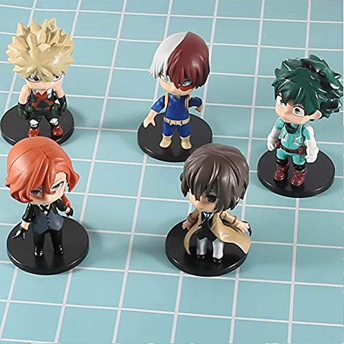 USEN My Hero Academia Hand Model Doll 5 Models with Base My Hero Academia Toy Ornaments A. Talla única