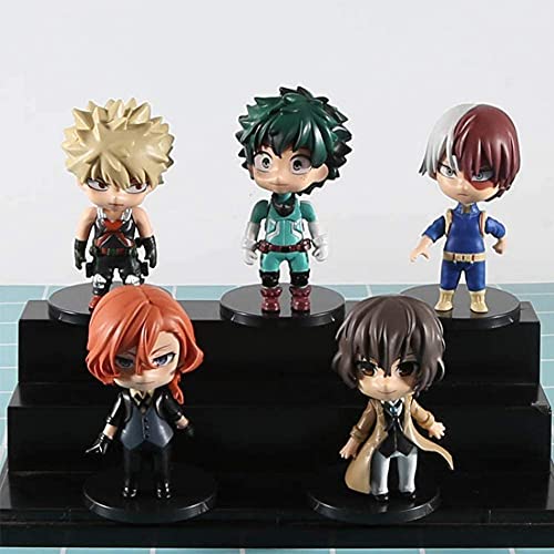 USEN My Hero Academia Hand Model Doll 5 Models with Base My Hero Academia Toy Ornaments A. Talla única