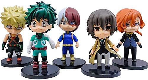 USEN My Hero Academia Hand Model Doll 5 Models with Base My Hero Academia Toy Ornaments A. Talla única