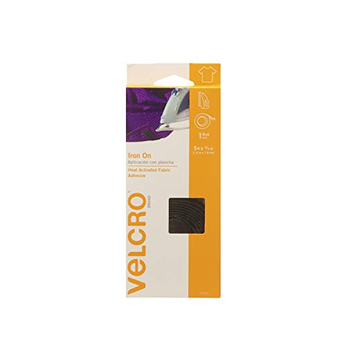 VELCRO(R) brand Fabric Fusion Tape 3/4"X5'-Black