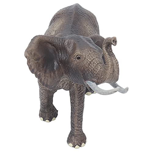 ViaGasaFamido Modelo Animal, Figura De Animal Juguetes De Animales Figuras Modelo De Elefante Juguete Mini Animal Salvaje Juguete para Niños Niños Niñas(Elefante Macho)