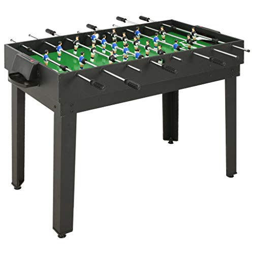 vidaXL Mesa de Multijuegos 15 en 1 Casa Hogar Jardín Bricolaje Diversión Entretenimiento Deporte Juegos Juguete Pasatiempo Recreo 121x61x82 cm Negro