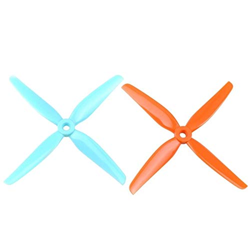 VIDOO 4 Juego Propeller Gulf (2Cw Y 2Ccw) 4.8Inch Poly Carbonate Prop para FPV Racing RC Drone