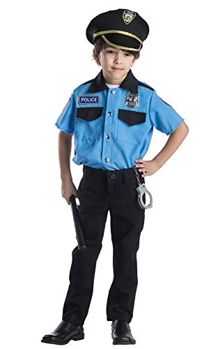 Viste a América - 829 - El Jefe de policía Set - Edad 3-6 años - One Size - Niños 3-6 años - Navy