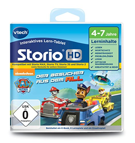 VTech 80-274104 - Juego Paw Patrol para tablet educativo Storio (versión en alemán)