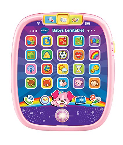 VTech 80-602954 - Tableta educativa para bebés, Color Rosa, Multicolor