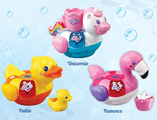 VTech - Baby: ¡Al agua! Juguete Electrónico, Pequeño Flamenco, Rosado (3480-516222)