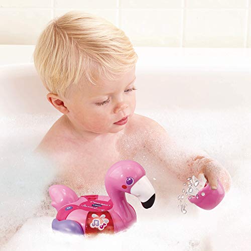 VTech - Baby: ¡Al agua! Juguete Electrónico, Pequeño Flamenco, Rosado (3480-516222)