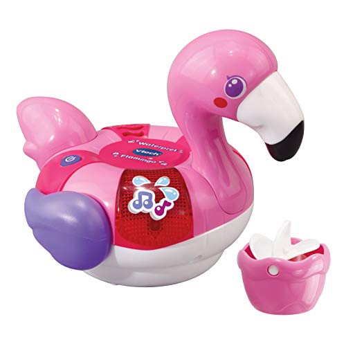 VTech - Baby: ¡Al agua! Juguete Electrónico, Pequeño Flamenco, Rosado (3480-516222)