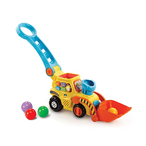 VTech Excavadora bebé interactiva expulsa y recoge las bolas para aprender los de colores (3480-506022) , color/modelo surtido