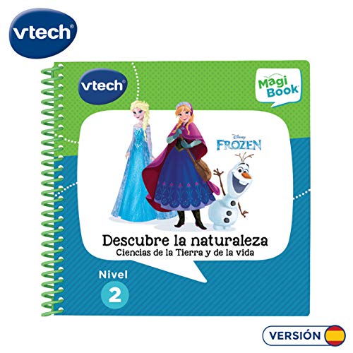 VTech- Frozen II-Descubre la Naturaleza Libro para Magibook, Multicolor (3480-482122)