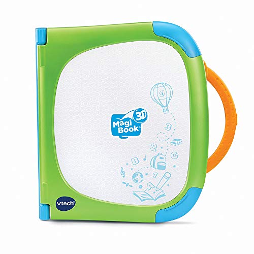 VTech Magibook 3D - Starter Pack, Libro Interactivo para niños de 2 a 8 años, Color Verde, versión Francesa