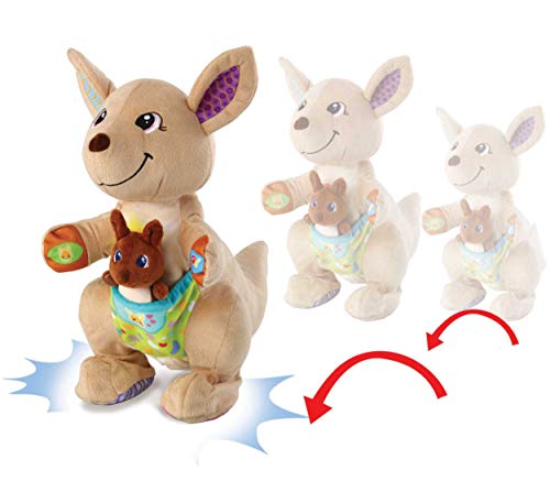 VTech Mamá Canguro Saltarina Peluche Interactivo Que Habla, Multicolor, única (3480-522622)