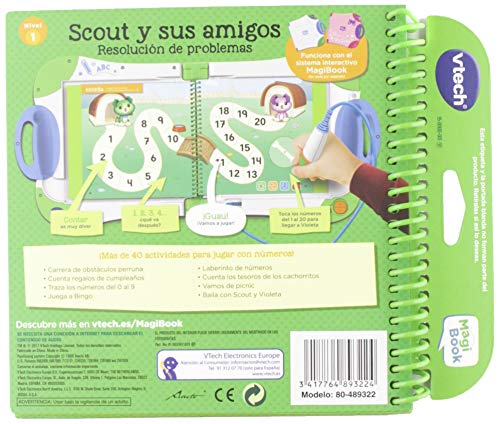 VTech- Scout y Sus Amigos Other License Libro para Magibook, Multicolor (3480-480722)