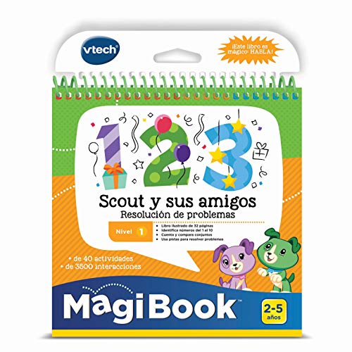 VTech- Scout y Sus Amigos Other License Libro para Magibook, Multicolor (3480-480722)