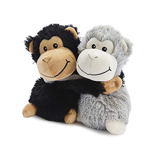 warmies Hugs Monkeys Soft Toys Gris y Negro, 0,53 kg