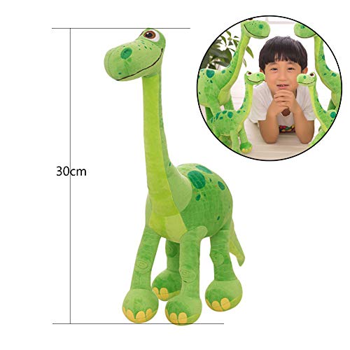 WENTS Juguete de Dinosaurio Relleno Peluche Animal de Peluche Lovely Soft PP Algodón Juguete de Peluche Fiesta en Casa Regalo para Niños 30 Centímetro (Verde)