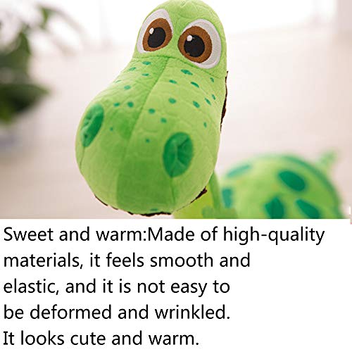 WENTS Juguete de Dinosaurio Relleno Peluche Animal de Peluche Lovely Soft PP Algodón Juguete de Peluche Fiesta en Casa Regalo para Niños 30 Centímetro (Verde)