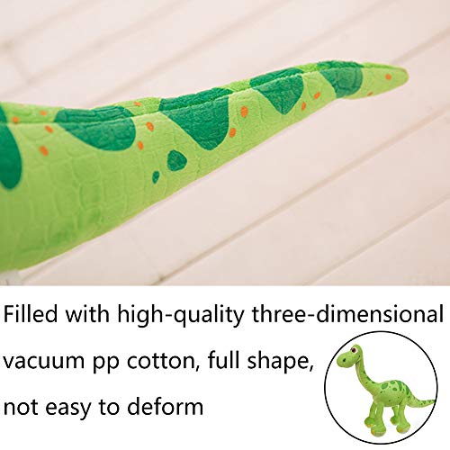 WENTS Juguete de Dinosaurio Relleno Peluche Animal de Peluche Lovely Soft PP Algodón Juguete de Peluche Fiesta en Casa Regalo para Niños 30 Centímetro (Verde)